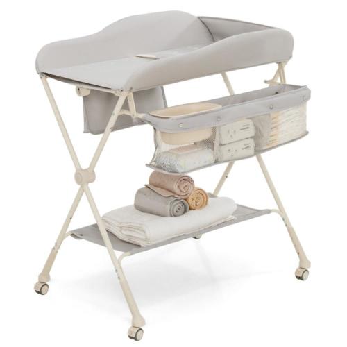 Hivvago Baby Diaper Changing Table with Water Basin Wheel