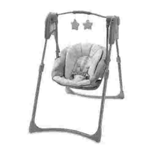 Graco Slim Spaces Compact Infant Baby Swing, Space Saver with Foldable Design, Reign