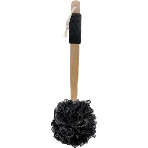 Amazon Basics Loofah Brush, Shower Brush with Handle