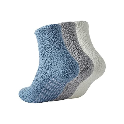 Breslatte Non Slip Socks Hospital Socks with Grips for Women Grip Socks for Women Socks with Grips for Women Slipper Socks