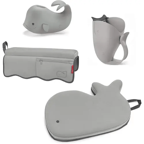 Skip Hop Moby Baby Bath Essential Set, Grey