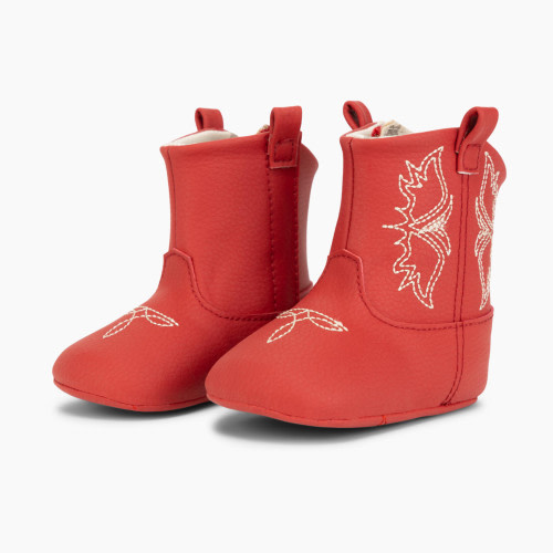 JUJUBE Eco Step Western Boot Shoes - Cherry Red, Western Boot, 3-6