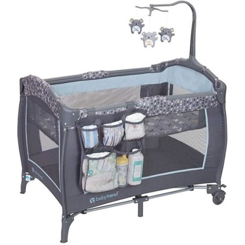 Baby Trend Trend-E Nursery Center® Playard, Starlight Blue