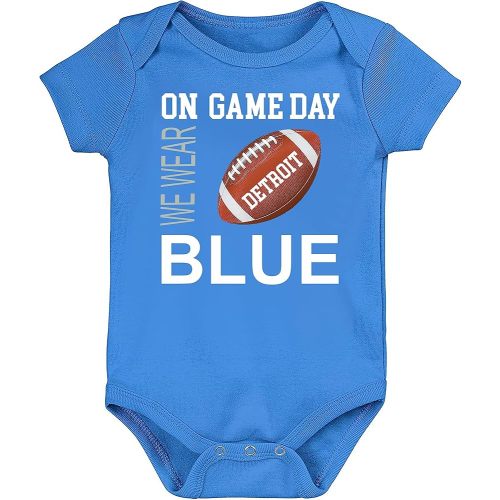 On Game Day Baby Bodysuit for Detroit Fans