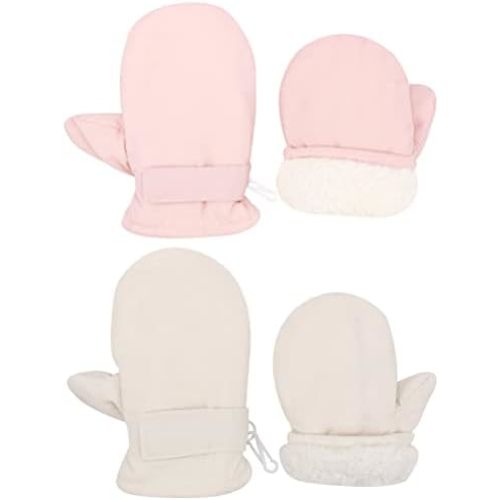 Urban Virgin Infant Baby Toddler Kids Winter Mittnes Lined Fleece Warm Waterproof Ski Snow Gloves For Boys Girls