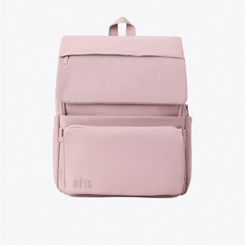 BÉIS 'The Ultimate Diaper Backpack' in Atlas Pink - Best Pink Backpack Diaper Bag