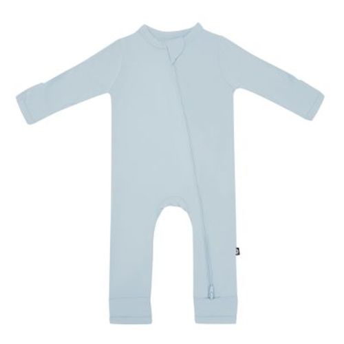 Kyte Baby Zippered Romper in Fog