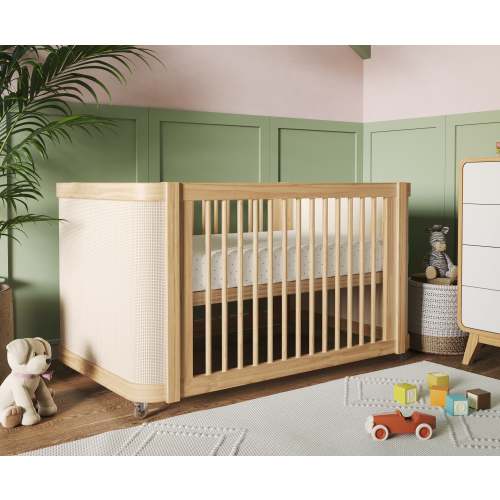 The Island Wave Crib | Convertible Crib to Toddler Bed | Nestig