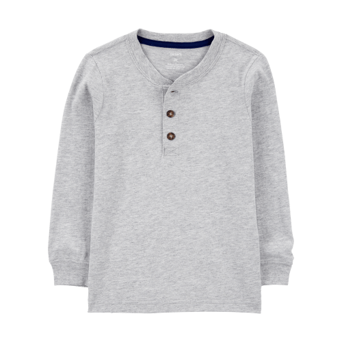Baby Long-Sleeve Henley Tee - Carter's | Carter's
