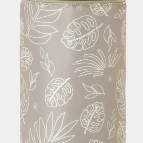 Insulated Bottle Pouch in Leaf Lining