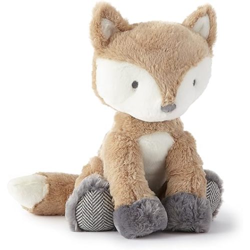 Levtex Baby - Bailey Stuffed Toy - Fox - Grey, White, Brown, Cream - Nursery Accessories - Size: 5 x 20 in.