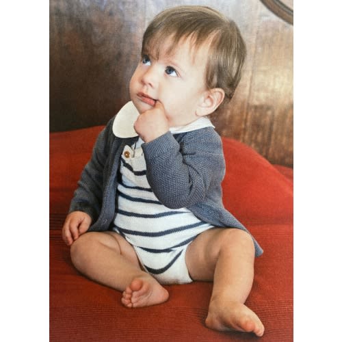 Striped knitted romper - Kids | MANGO USA