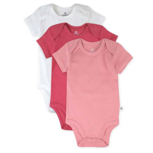 Honest Baby Clothing Short Sleeve Bodysuits - Organic Cotton