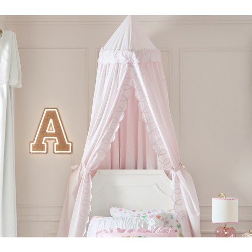 Gingham Scallop Canopy