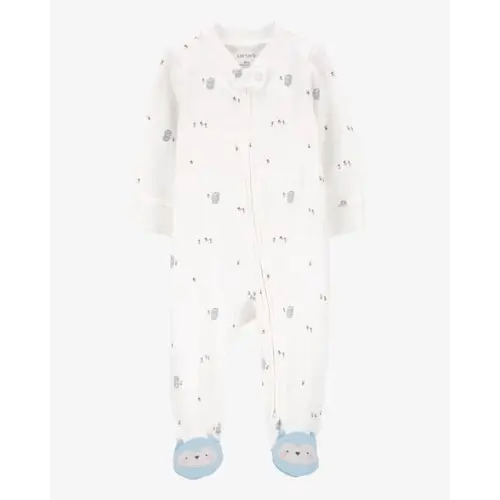 Baby Owl 2-Way Zip Cotton Sleep & Play Pajamas - Carter's | Carter's