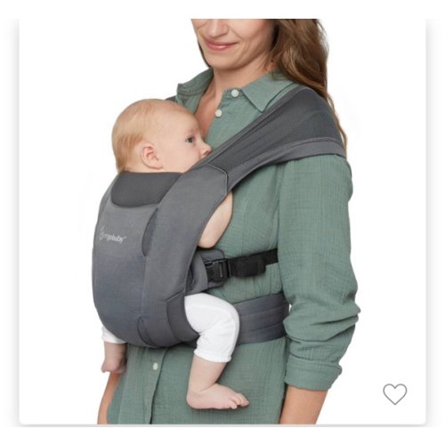 Ergobaby Embrace Newborn Carrier Soft Air Mesh