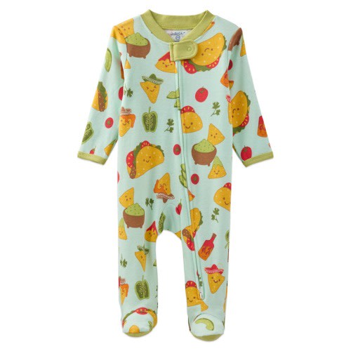 Scout One-Piece Organic Cotton Pajamas, 0-3M