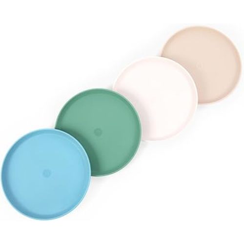 NumNum NEW Toddler Dinnerware Plates, Toddler Plates, Toddler Travel Essential, Daycare Essentials, Small Plates, Toddler Essentials, Toddler Must Haves, Toddler Gifts (Coastal Tides)