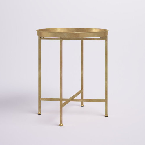 Ekta Iron Tray Top End Table