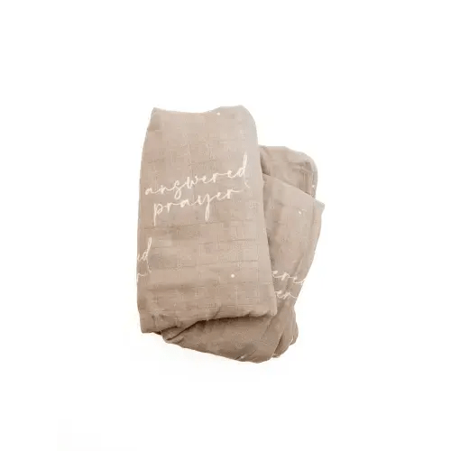 Answered Prayer Swaddle Blanket – AmorClothingCo.