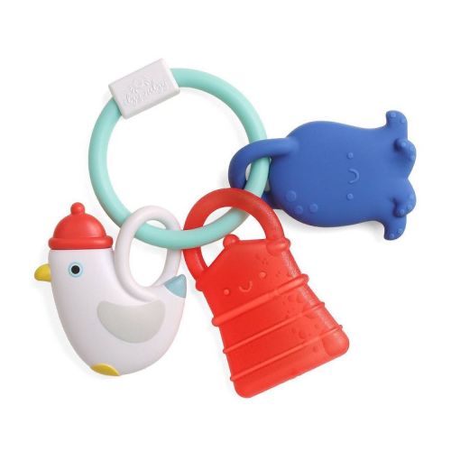 Itzy Ritzy Bitzy Charms Water Filled Keys Baby Teether, 4th of July - Nautical