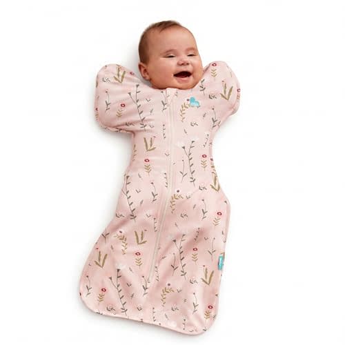 Love to Dream Swaddle UP, Baby Sleep Sack, Self-Soothing Swaddles for Newborns, Improves Sleep, Secure Fit Helps Calm Startle Reflex, New Born Essentials for Baby,1.0 TOG, 5-8.5 lbs, Mini Posy