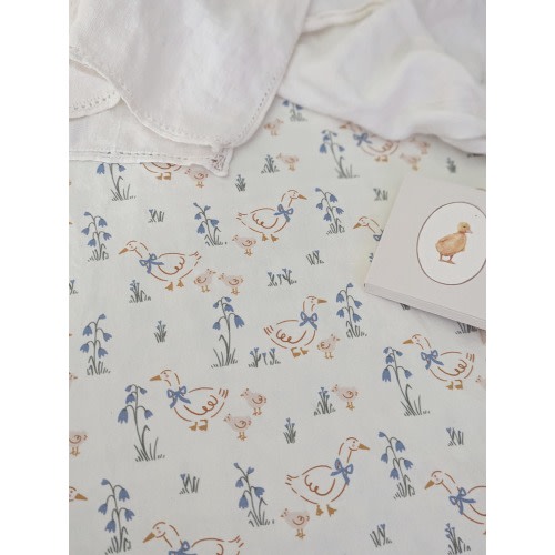 Baby Bedding -Toile Crib Sheet / Light Blue Beige Nursery Bedding /Changing Pad Covers /Mini Crib Sheets /Baby Sheet Babiease Bedding