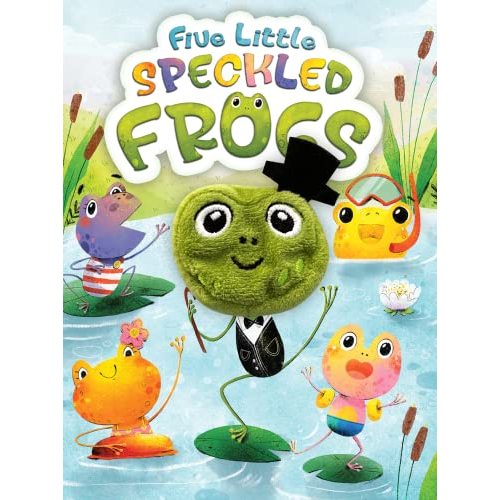 Five Little Speckled Frogs - Children's Interactive Finger Puppet Board Book