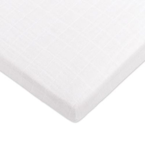 Babyletto All-Stages Midi Crib Sheet in GOTS Certified Organic Muslin Cotton