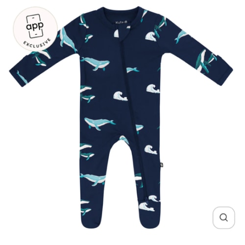 Zippered Footie in Humpback