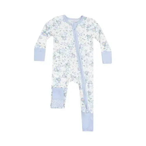 2 Way Zipper Romper - Baby Veronical Floral – Angel Dear