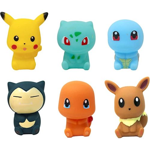 Pokemon Squeaking Bath Toy Set