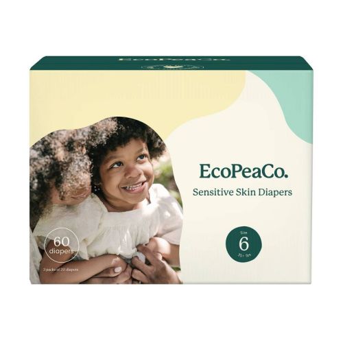 EcoPeaCo. Bamboo Disposable Diapers Made with Organic Bamboo and Viscose - Size NB - 96ct