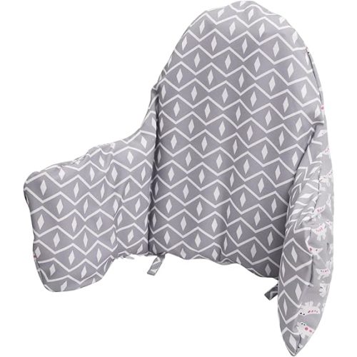 High Chair Cushion, for IKEA High Chair Cushion, Cushion High Chair, for IKEA Highchair Cushion for IKEA Antilop Highchair, Built-in Inflatable Cushion, Baby Sitting More Comfortable (Grey Crocodile)