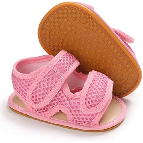 RVROVIC Baby Boys Girls Sandals Premium Soft Anti-Slip Rubber Sole Infant Summer Outdoor Shoes Toddler First Walkers