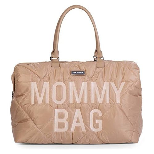 Amazon.com : Childhome The Original Mommy Bag, Large Baby Diaper Bag, Mommy Hospital Bag, Large Tote Bag, Mommy Travel Bag, Baby Bag Tote, Pregnancy Must Haves (Puffered Beige) : Baby