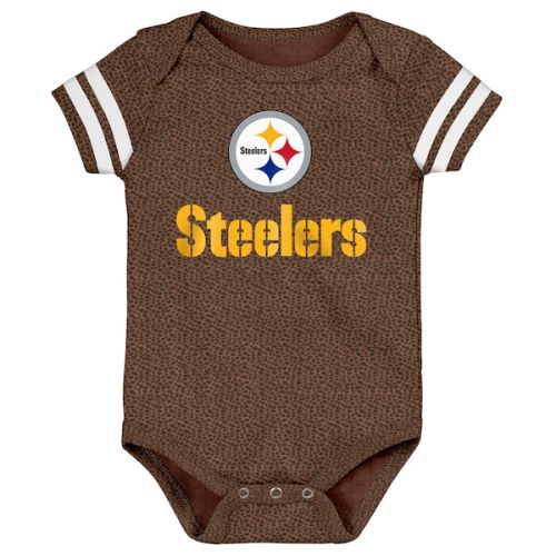 Newborn & Infant Pittsburgh Steelers Outerstuff Brown Playmaker Bodysuit