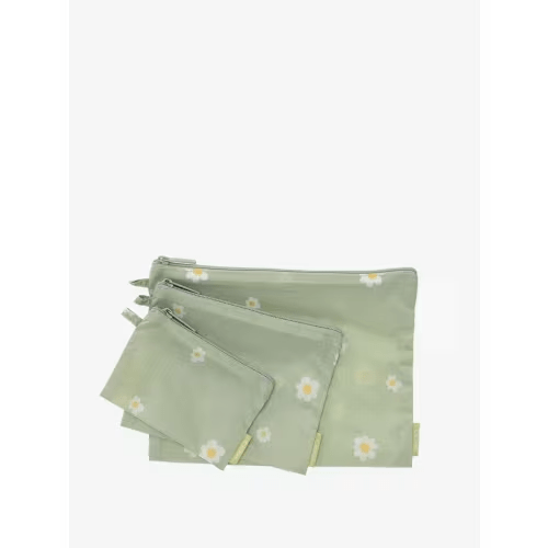 Compakt Zippered Pouch Set - DAISY