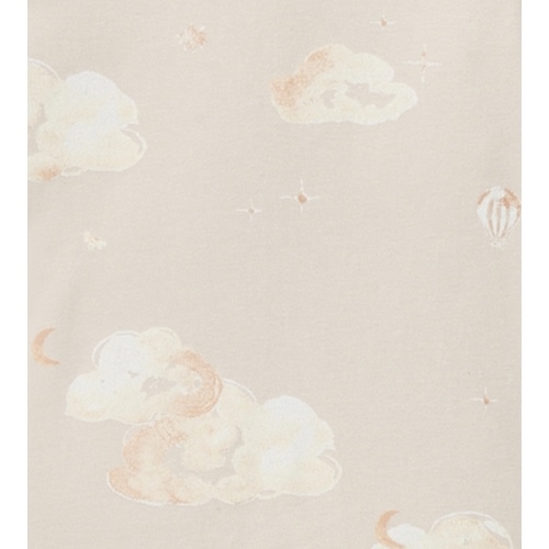Good Night Sky Organic Cotton Crib Sheets Limestone