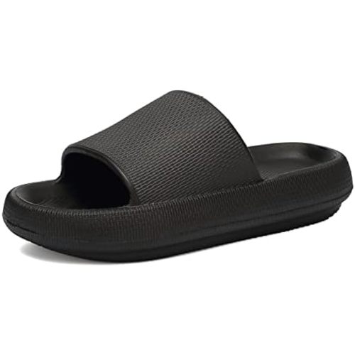 EQUICK Cloud Slides Pillow Slippers for Women and Men | Shower Slippers Bathroom Sandals | Ultra Soft | Cushioned Thick Sole | Indoor & Outdoor