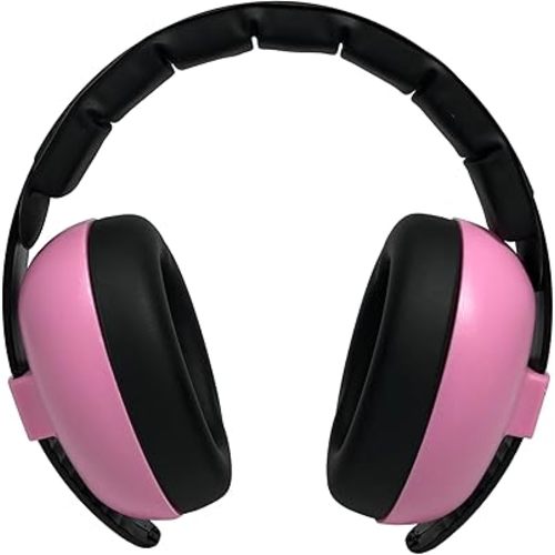 Banz Bubzee Baby Ear Defenders 0-2 Years - Loud Noise Canceling Baby Headphones & Toddler Ear Muffs, Size Adjustable.
