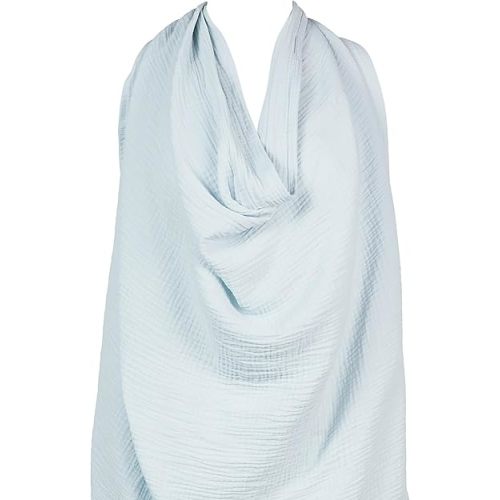 snuggle me® Nursing Cover - 100% Organic Cotton Muslin Nursing Cover Up for Breastfeeding with a BPA-Free Silicone Teether Ring, Ultra-Soft & Lightweight (33.5″ × 39.4″)