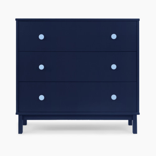 babyGap Legacy 3 Drawer Dresser with Interlocking Drawers - Navy/Light Blue