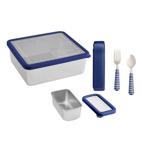 Spencer Dual Bento Food Storage Bundle, Set of 3