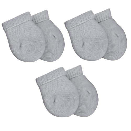 Unconditional Mom Preemie Unisex Adjustable Grey Socks with Cuff