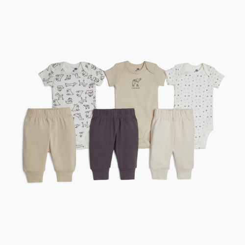 Small Story 6 Piece Set - Neutral Dogs, 3-6 M