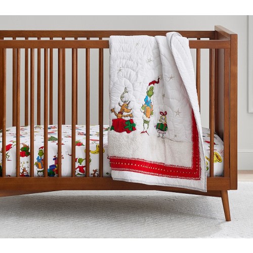 Dr. Seuss's The Grinch™ Baby Quilt | Pottery Barn Kids