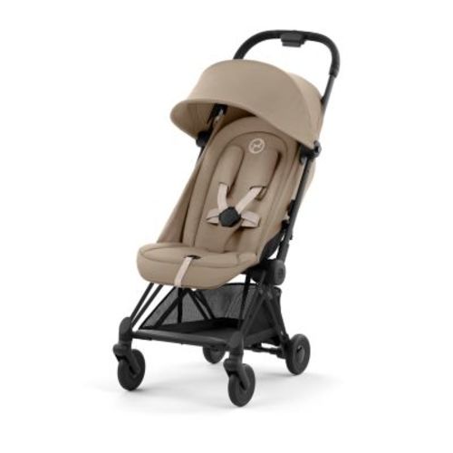 COYA Compact Lightweight Travel Ready Stroller in Matte Black