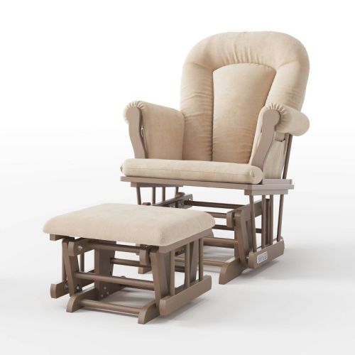 Child Craft Forever Eclectic Cozy Glider And Ottoman - White