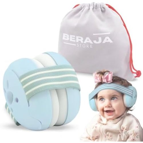 Beraja Baby Headphones - Noise Cancelling Ear Muffs for Noise Protection